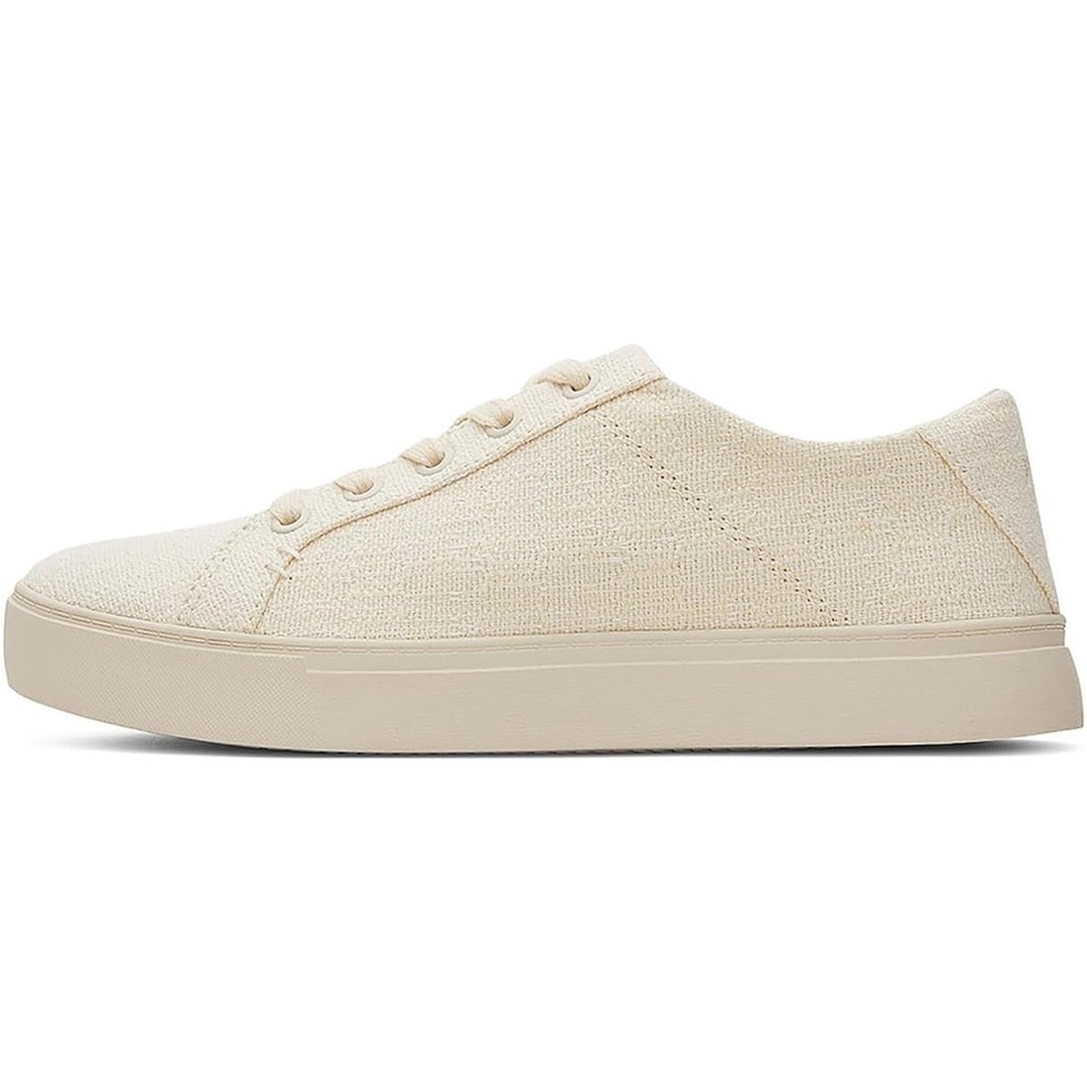Toms Women's Cream Lace-Up Sneakers